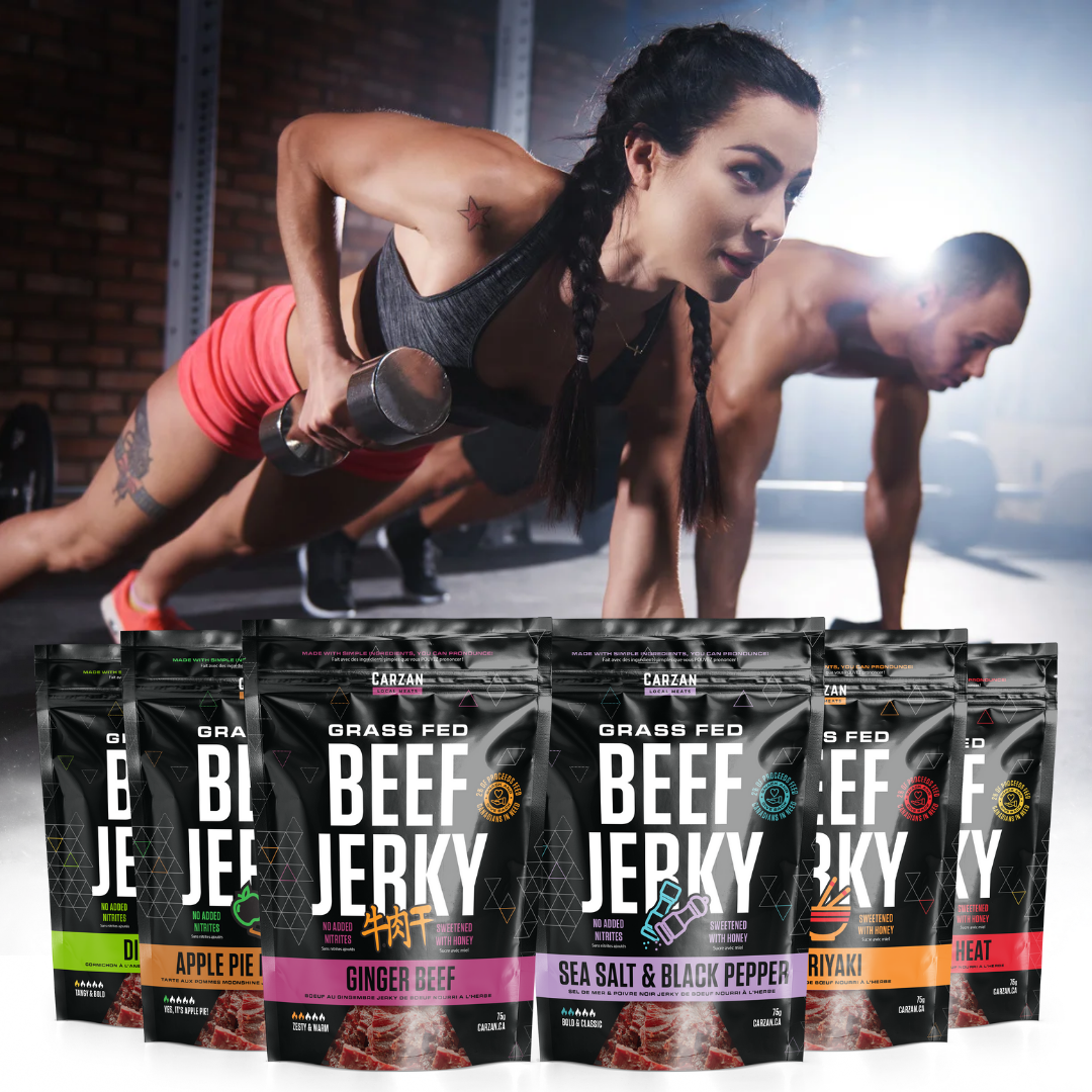 Carzan | Six Rep Set | 6-Bag Grass-Fed Beef Jerky Variety Pack Carzan | Six Rep Set | 6-Bag Grass-Fed Beef Jerky Variety Pack
