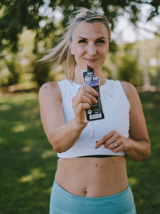 Protein-rich beef jerky as a convenient snack