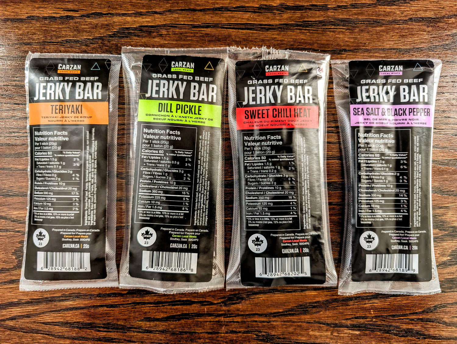 Grass Fed Jerky Bars | High-Protein Snacks