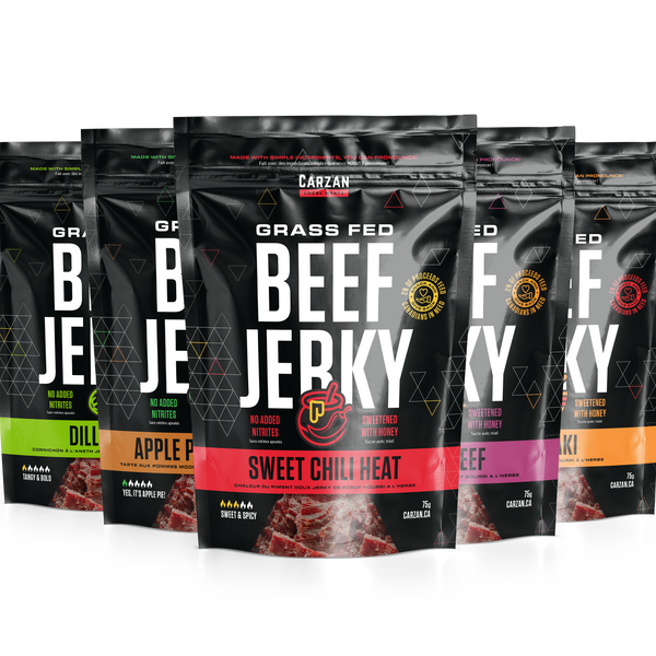 Visual representation of Carzan Five on Five Jerky Combo Pack