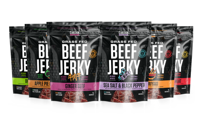 Mockup representation of Carzan Six Rep Set Jerky Pack