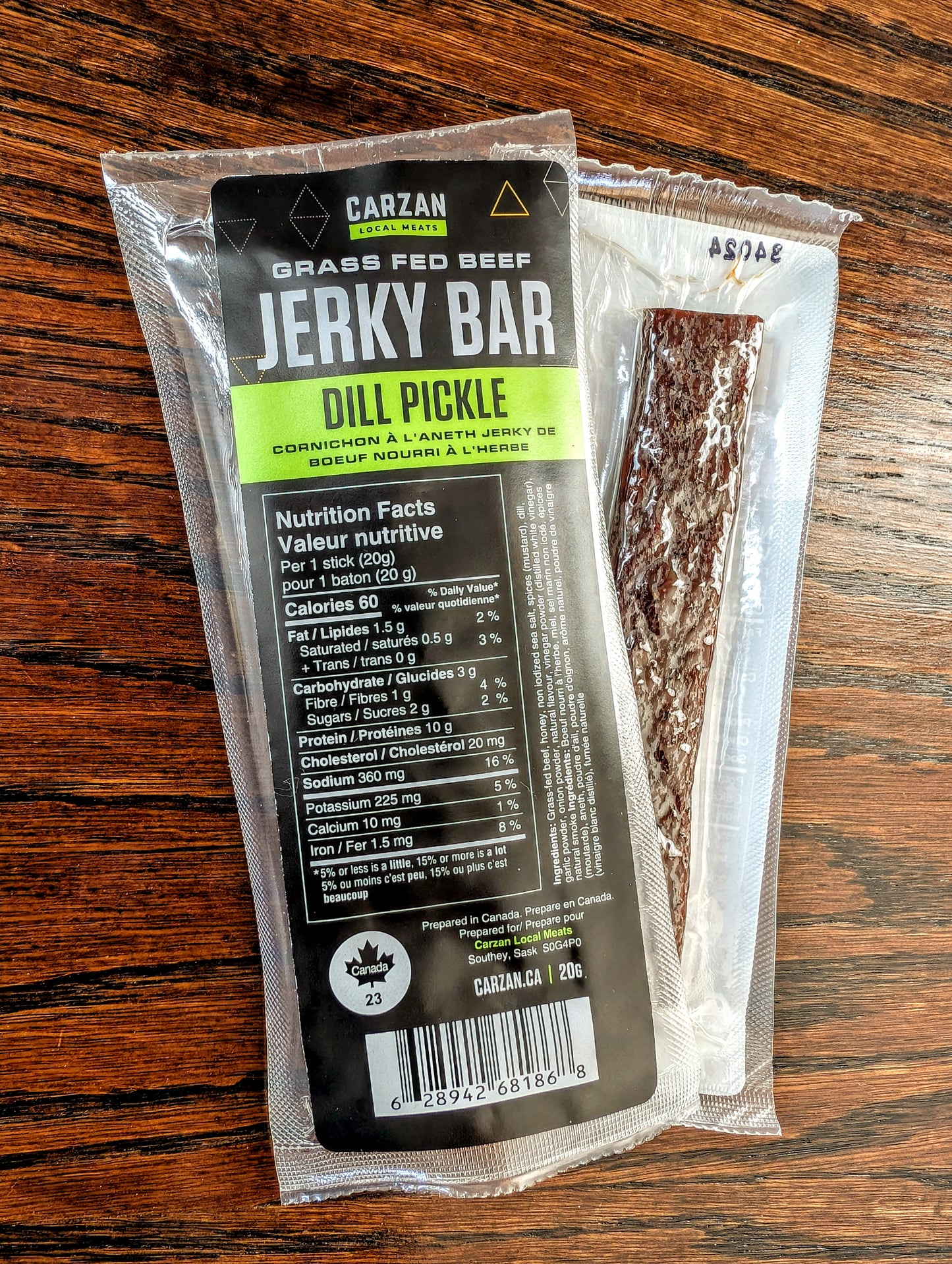 Dill Pickle Jerky Bars