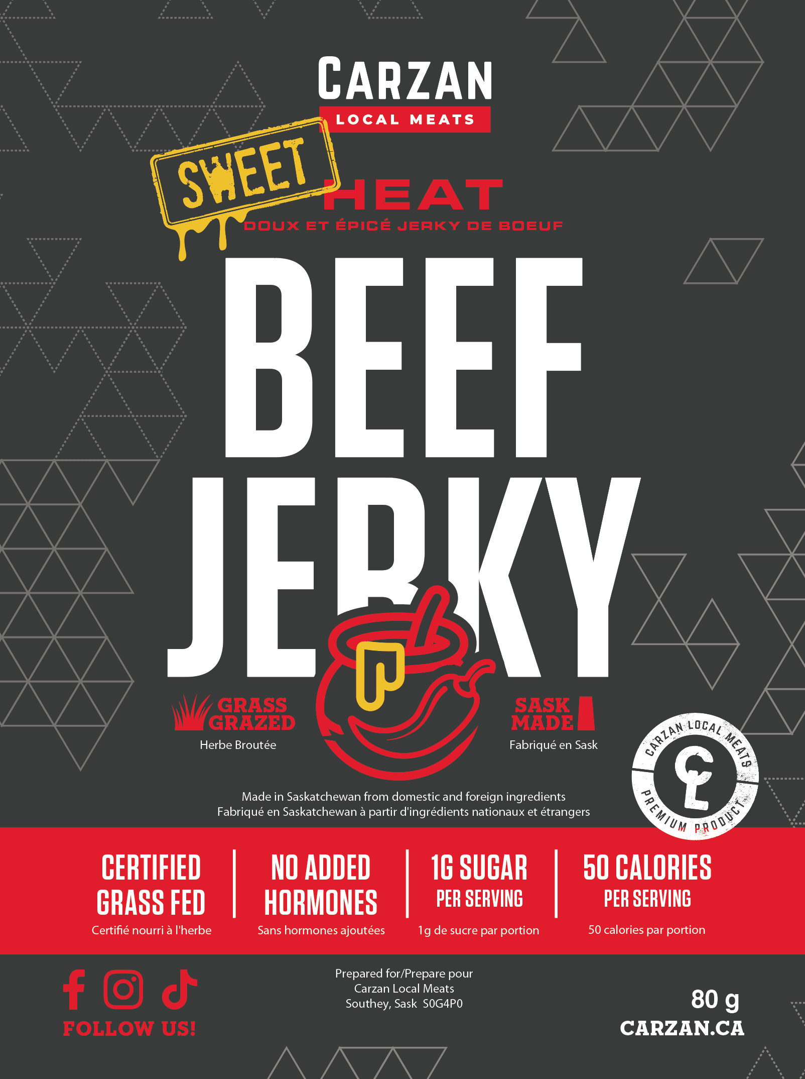 Sweet Heat Beef Jerky