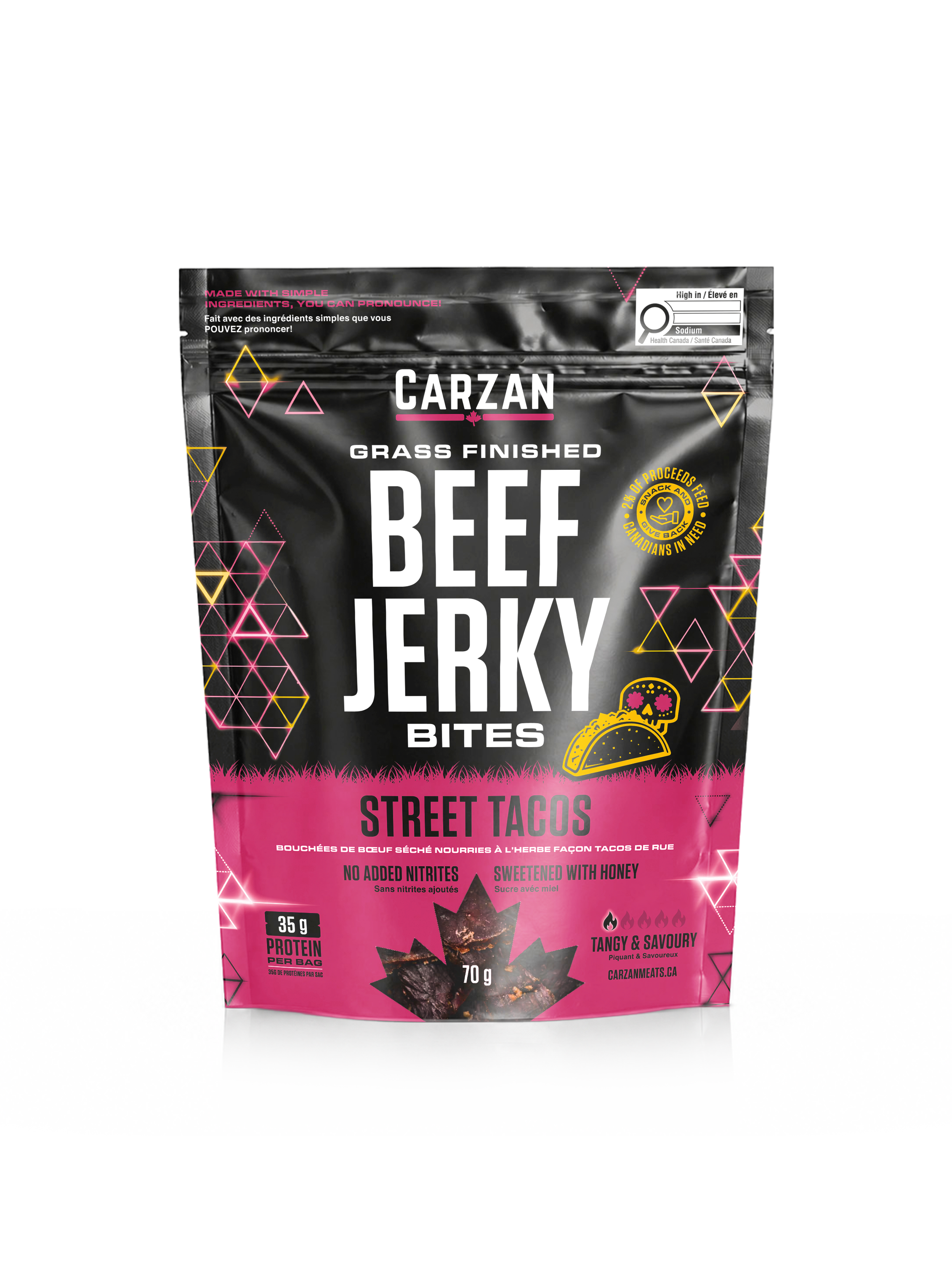 Street Taco | Grass-Fed & Finished Beef Jerky Bites