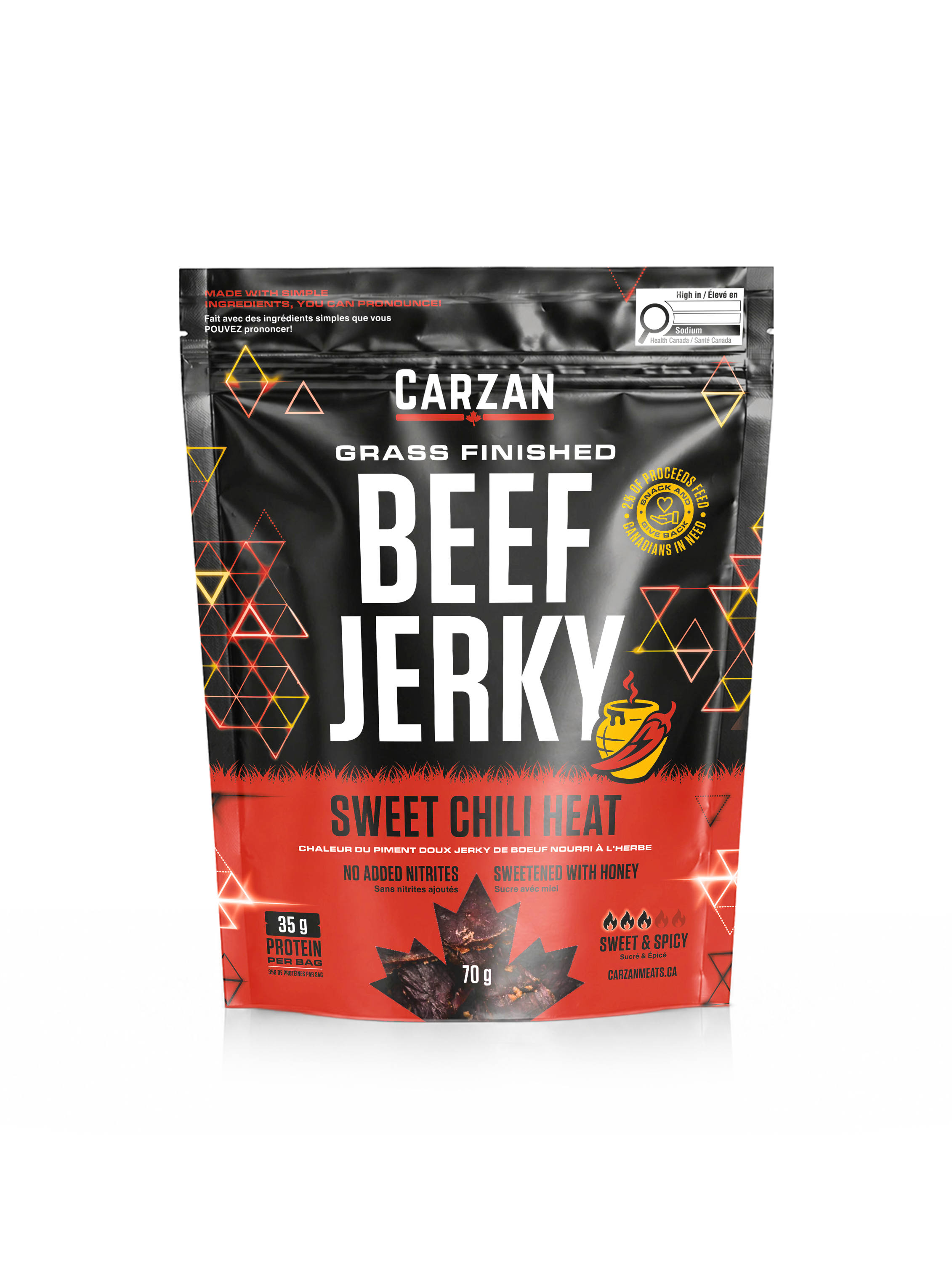 Sweet Chili Heat | Grass-Fed & Finished Beef Jerky