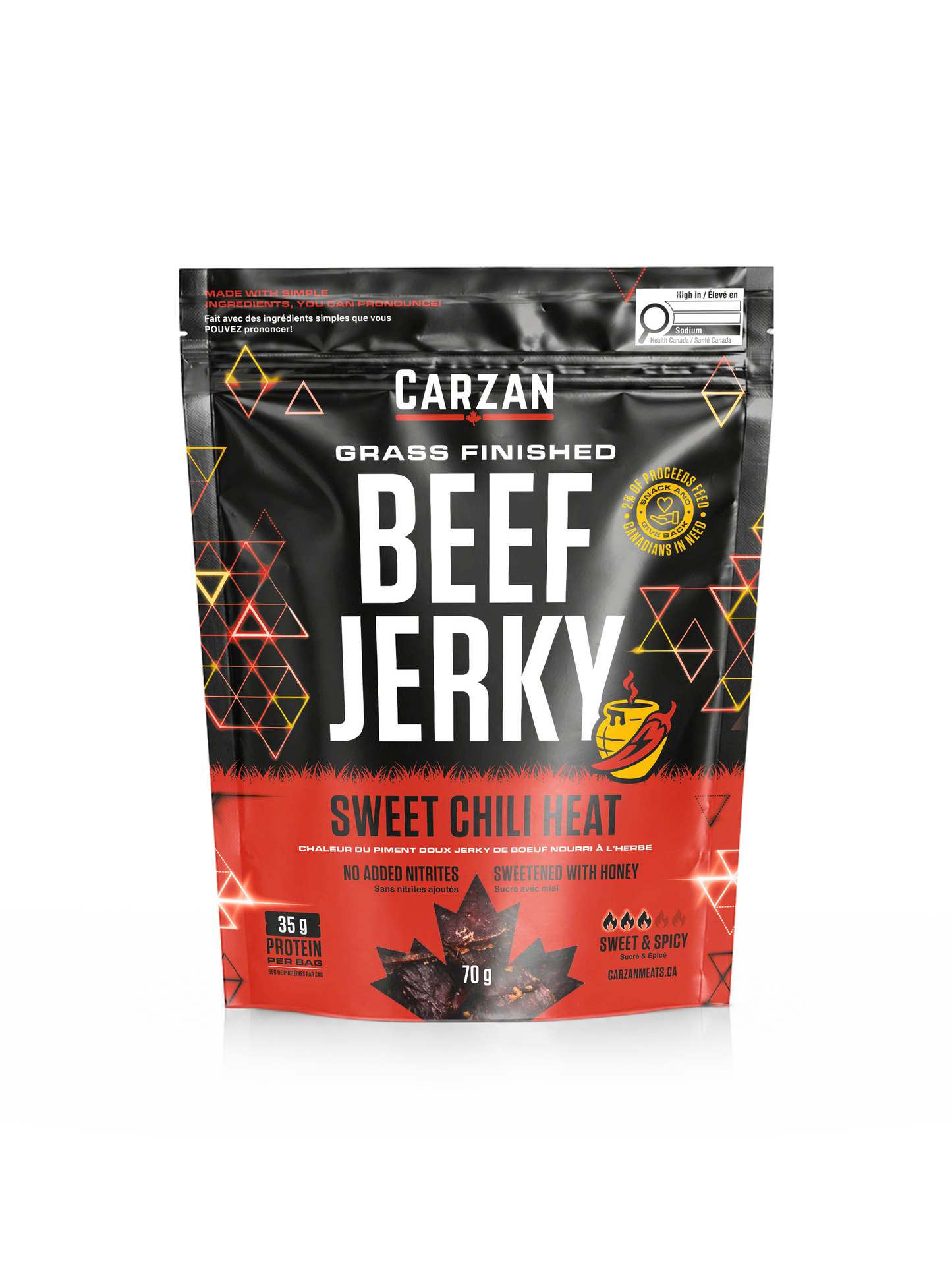 Sweet Chili Heat | Grass-Fed & Finished Beef Jerky