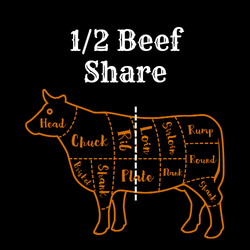 Half Beef Share (Pre-order Deposit ONLY)